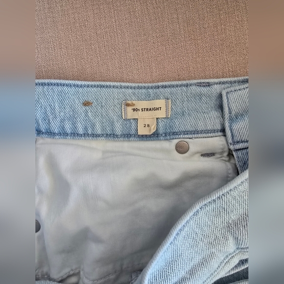 Madewell Blue Straight Leg Jeans Timeless Style - Picture 4 of 13